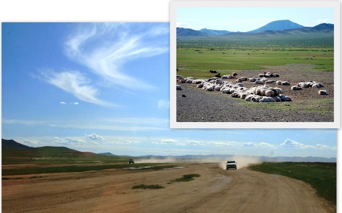 Монголия, дороги